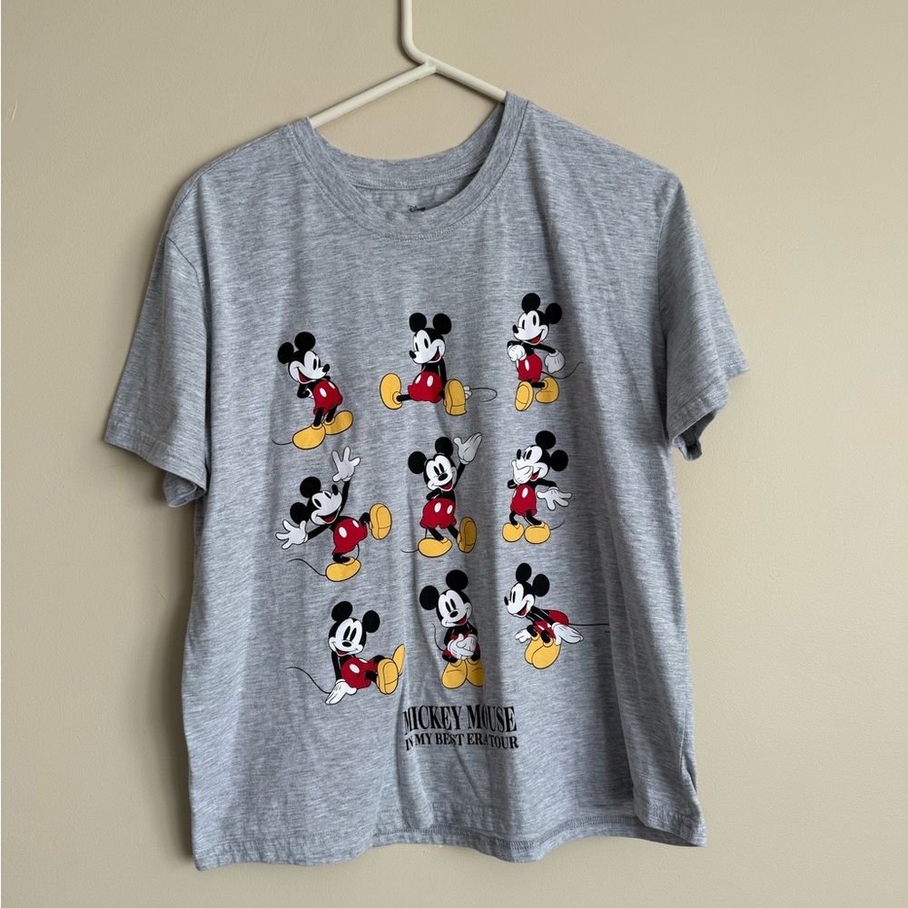 Disney Mickey Mouse Gray women’s Large T-Shirt “In My Mickey Era”